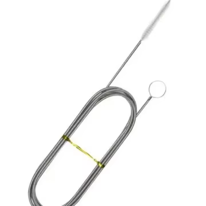 5PCS/Set Limpieza De Agujeros De Drenaje Para Nevera Con Sonda Y Aspiradora Herramienta De Limpieza De Cocina Cepillo Flexible Desobstruidor Ecológico Plástico - 1