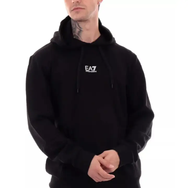 Sudadera con capucha EA7 Emporio Armani Negro 8 NPM37 - 1