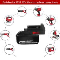 Adaptador Convertidor MT20ML Para Batería De Litio 18V Compatible Con Makita BL1830 BL1850 Para Herramientas Eléctricas Sin Cable De Milwaukee - details 3