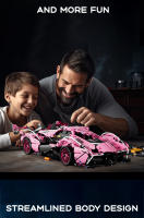Nueva Super Coche Deportivo 1000+PCS Kit De Bloques De Construcción Modelo a Escala 1:14 Regalo De Navidad Para Niños Y Adultos - details 20