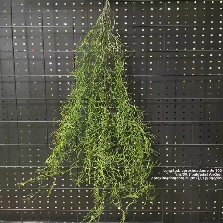 1PC Planta Artificial Colgante De Hierba Verde Falsa Valla De Plástico Para Decoración De Jardín Y Restaurante Arquitectura Suave - 1
