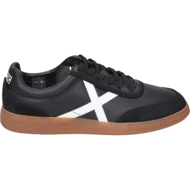 MUNICH | Zapatillas Munich Rumba 01 para Hombre – Deportiva en Color Negro con Detalles en Blanco – Sneakers con Cordones – Estilo Casual – Versátiles – Combinables y Cómodas – Modelo 4078001 - 1