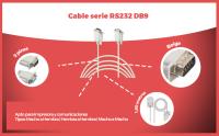 Banner - Cable serie RS232 DB9 macho - DB9 hembra