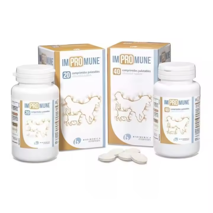 IMPROMUNE 200 COMPRIMIDOS 1 CAJA ALIMENTO COMPLEMENTARIO PARA PERROS GATOS - 1