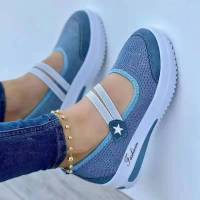 Nuevos Zapatos De Mujer Casual Sólido Plataforma Transpirables Con Malla Zapatillas Deportivas Cómodas Para Hacer Ténis Cierre SLIP-ON Talla Verdadera - details 3