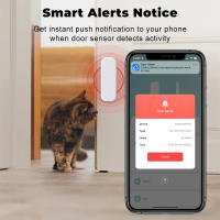Sensor Inteligente De Puerta Y Ventana Tuya WiFi Para Seguridad Doméstica Compatible Con Alexa Y Google Home Alarme De Detectores De Apertura Y Cierre - details 4