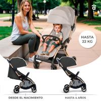 Asalvo Silla de Paseo Plis Plas - Carrito bebé, Confortable, Ultraligera, Segura, Capota con Ventana y Freno Trasero, Manejable, Plegado compacto, Carga Máxima 24 kg - details 0