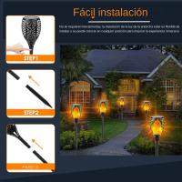 96 Luces De Torcha Solar Para Exterior IP65 Impermeables Luz De Velocidad Para Jardín Patio Iluminación De Césped Estilo Moderno - details 7