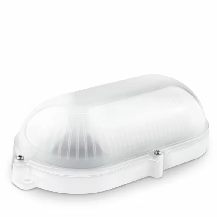 APLIQUE LED OVAL IP65 MATEL 9W BRANCO FRIA - 1