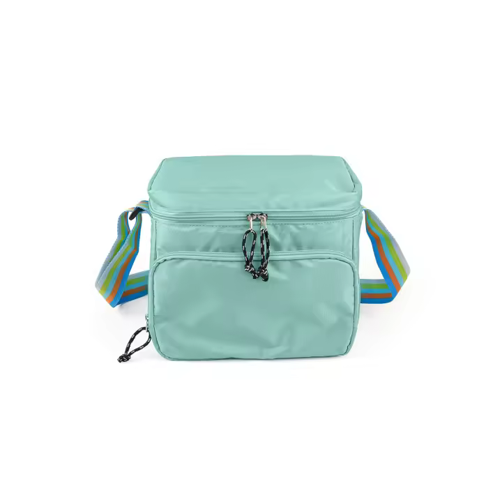 IRIS Summer - Nevera Portátil de 12L con Cinta Regulable. Menta - 1