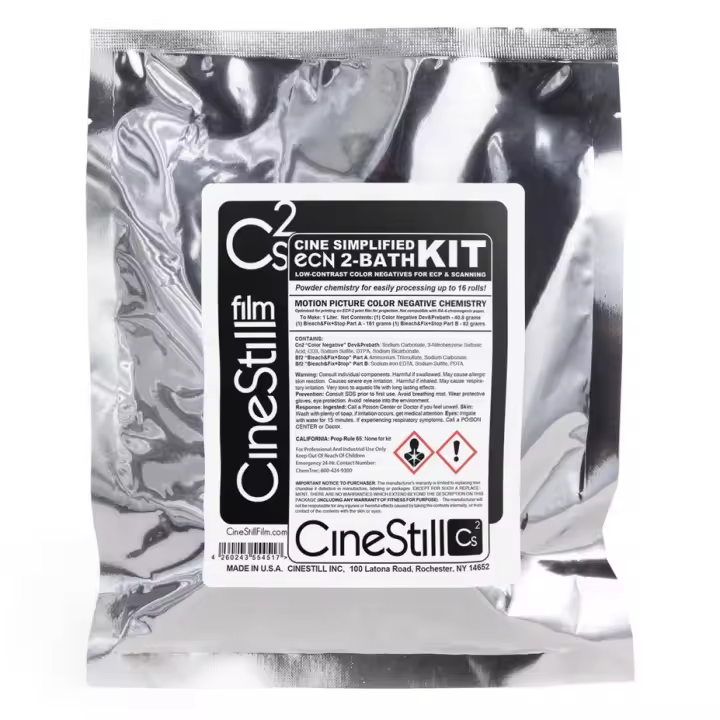 Cinestill Cs2 ECN2 Kit de 2 baños en polvo Película Color - 1