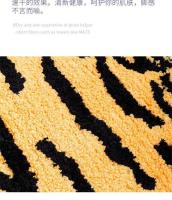 Carpeta De Terciopelo Suave En Forma De Tigre Alfombra Antideslizante Absorbente Para Baño Y Dormitorio Alfombrilla Para Puerta - details 1