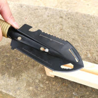 Shovel Multifuncional Para Camping Y Senderismo Herramienta De Sobrevivencia Con Regla Destornillador Y Llave De Hexágono Tamaño M - details 14