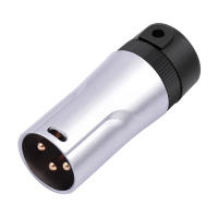 Adaptador De Soldadura De Micrófono XLR Compacto Para Hombre/Mujer 90° Derecha 3Pin Jack Socket De Audio DMX Plug Hybrido - details 9