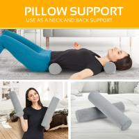 Almohada De Memoria Para El Cuello 1pc Bolster De Espuma Para Dormir Soporte Para Espalda Y Piernas Uso En Yoga - details 3