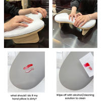 Almohadilla De Manicura Tilt Dos Manos Portátil Desmontable Soporte Para Manos De Uñas Estándar De Muñeca Almohadilla De PU - details 6