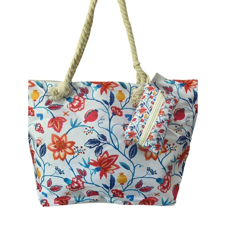 55x36cm Bolso de Playa Grande Impermeable Bolsa de Playa (Envíos en Colores Aleatorios) para Mujer Totalizador con Asas para Playa - 1