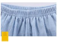 Pantalones De Verano Para Niños Y Niñas Algodón Lino Cintura Elástica Color Sólido Ropa Infantil Tallas 100-160cm - details 11