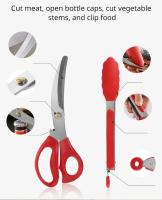 Juego De 2 Pares De Tijeras Para Barbecue Con Clip Herramientas Multifuncionales De Cocina Para El Hogar Y Restaurante - details 1