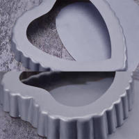 1 Pcs Molde De Mantequilla De Carbono Con Fondo Desmontable Antiadherente Fácil De Librar Utensilios De Hornear Para Pizza Y Pasteles - details 6