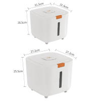 Barrel De Almacenamiento Para Alimentos De Mascotas Grande Sellado Impermeable Para Gatos Y Perros Plástico PP Estilo Moderno Universal 5L - details 9