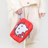 Bolso De Maquillaje Sanrio Hello Kitty De Gran Capacidad Plegable Portátil Colgable Para Mujer Regalo De Cumpleaños - details 4