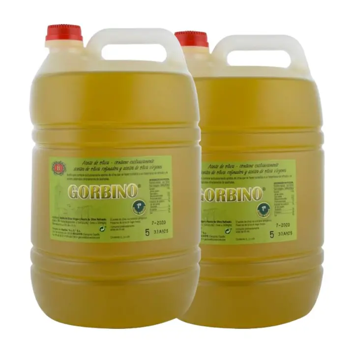 Aceite de oliva sabor Gorbino 5 litros pack de 2 garrafas - 1