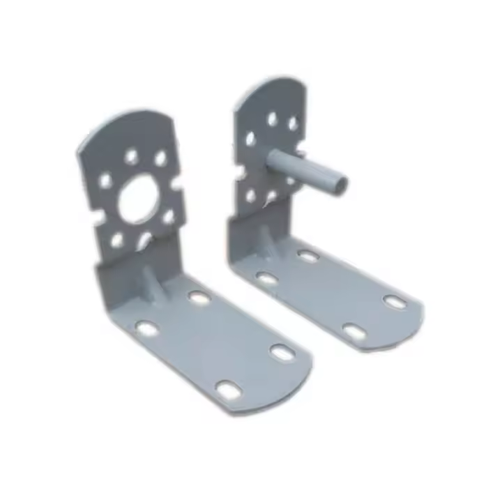 Maesmol - Juego de Soportes para Toldos de Balcón de Hierro Lacado en Gris - 1
