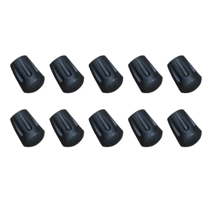 10 Pcs Puntas De Camuflaje Para Bastón De Trekking Y Montañismo Protección De Cabeza De Bastón De Caminata Al Aire Libre - 1