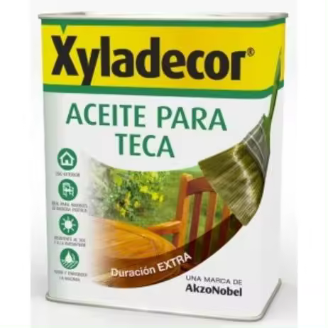 Xyladecor Aceite para Teca - Para Nutrir y Enriquecer la Madera - 1