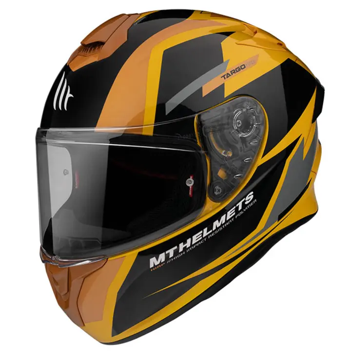 Casco de Moto Integral MT Helmets Targo Pro Sound D3 Oro - 1