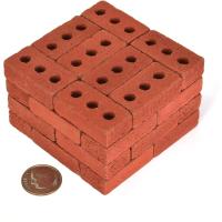 50pcs De Ladrillos Rojos De Miniatura Acacia Grove Para Jardín De Hadas Y Juguetes De Fiesta Modelos DIY De Piedra - details 2