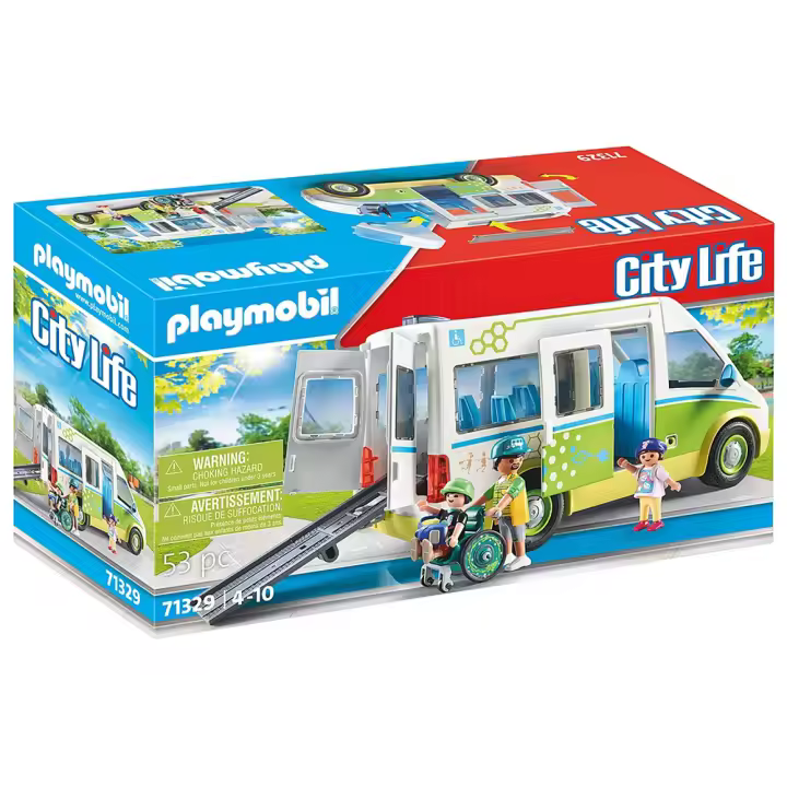 Playmobil Colegio - Autobús Escolar, Tienda con Licencia Oficial 71329 - 1
