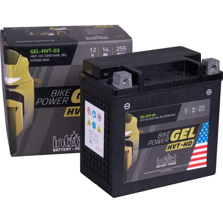 Bateria Intact GEL HVT03 para Harley davidson Sporster - 1