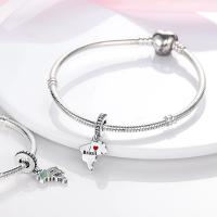 Encanto De Colgante De Árbol De Familia Platinado En Plata Para Pulsera De Bangle Y Collar DIY Regalo Con Doble Vuelo Aéreo - details 59