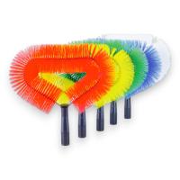 Cepillo de Limpieza Curvo con Rosca Multicolor - Cepillo para Limpiar el Polvo y Telarañas - Quita Telarañas y Polvo - Escobilla Curva con Rosca - Pack de 3 Cepillos Multicolor -  LIFESTYLE - details 0