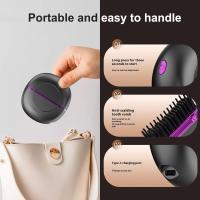 Planchas de pelo inalámbricas Cepillo de aire caliente Plancha de pelo con peine caliente de iones negativos Calentamiento rápido de 30 s Diseño cerámico y antiescaldaduras para todo tipo de cabello Recargable por USB - details 4