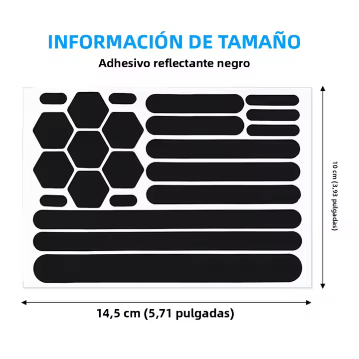 Pegatinas Reflectorivas Para Seguridad Nocturna Conjunto De Adornos Decorativos En Fluorescente Para Motocicleta Bicicleta Y Coche Accesorios De Conducción - 1