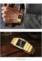 Reloj De Pulsera De Cuarzo Para Hombre WWOOR Moda Nueva Lujo Cuadrado Acero Inoxidable Impermeable Reloj De Mano Masculino - details 10