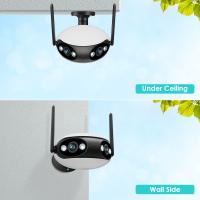 Cámara IP Inteligente WiFi 4K 8MP Panorámica 180° Ángulo De Vista Amplio Exterior CCTV Visión Nocturna Color AI Vigilancia De Video Para El Hogar - details 8