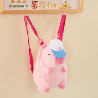 Mochila De Peluche Capybara Kawaii Moda Muñeco Peluche Bolsa De Hombro Para Niños Bolsa Miniatura Regalo Para Novia - details 3