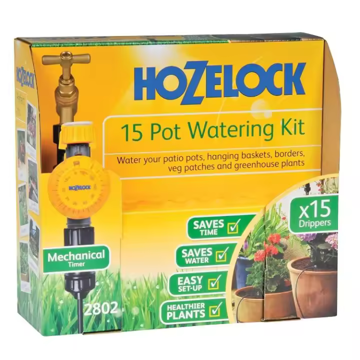 Hozelock Kit de Micro Irrigación para Macetas - Riego Automático y Eficiente - 1