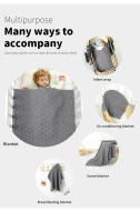 Mantas para Bebe Unisex, Saco de dormir Mensual netural para recién nasido, Saco de dormir para cochecito, Cama, Tapete tejido para niños y niños - details 3