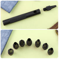 Juego De Herramientas De Punched IMZAY Cabeza Reemplazable Para Cuero Herramienta De Agujeros Para Leathercraft Y DIY Acero Inoxidable - details 6