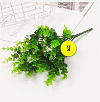 1PC Eucalipto Artificial Con 7 Ramas Decoración De Interiores Para Restaurante Y Jardín Arreglo Floral De Hojas De Eucalipto Para Exhibición Y Decoración - details 5