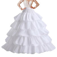 Falda De Novia Crinolina Slip Suelta Para Vestido De Baile Y Boda Material De Poliéster Técnica De Crocheteado Adulto - details 6