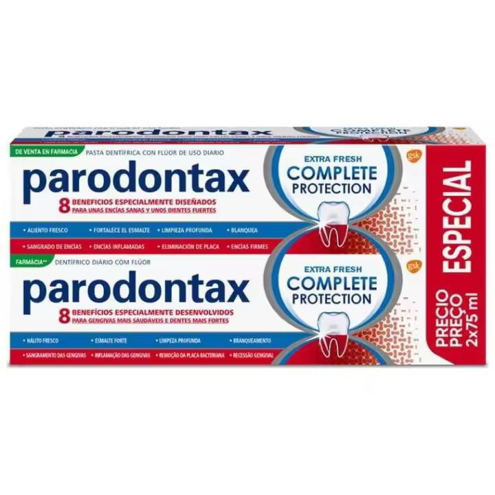 Duplo Parodontax Complete Protection Dentífrico, 2 Uds - 1
