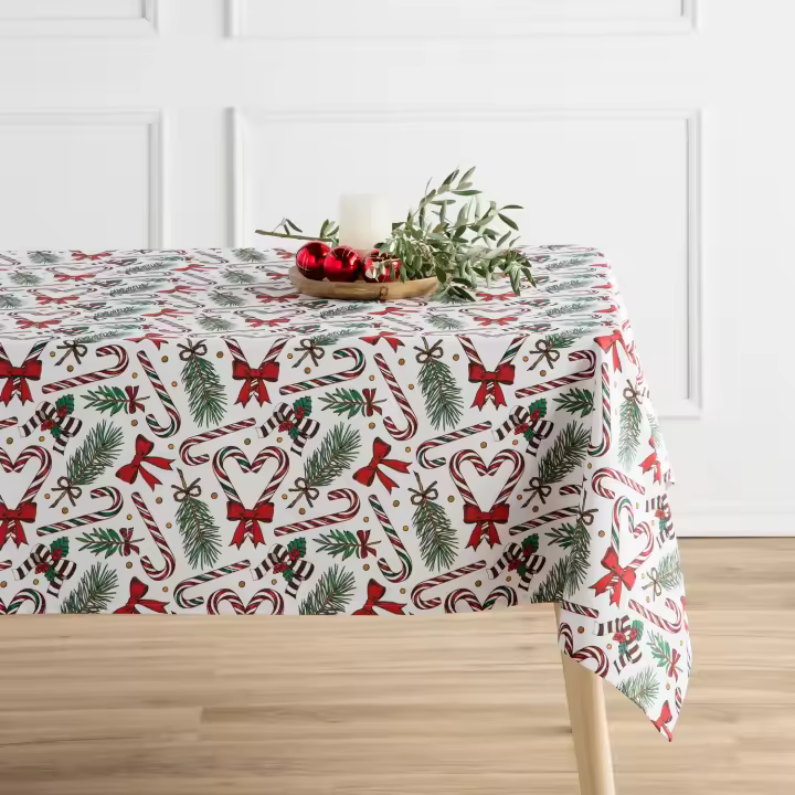 MINT DECO - Mantel Antimanchas 100% Algodón Dulce - 1