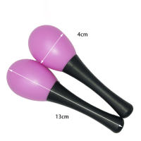 Maracas De Plástico 2X Instrumentos Musicales De Percusión Juguetes Para Grupos Escolares Y Sensory Hammer Rattle Shaker - details 7