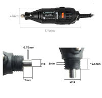 Mini Taladro Eléctrico 130W Con Localizador De Posición Herramienta De Grabado Y Engranaje DREMEL Estilo Con Enchufe EU/US Para DIY En El Hogar - details 2